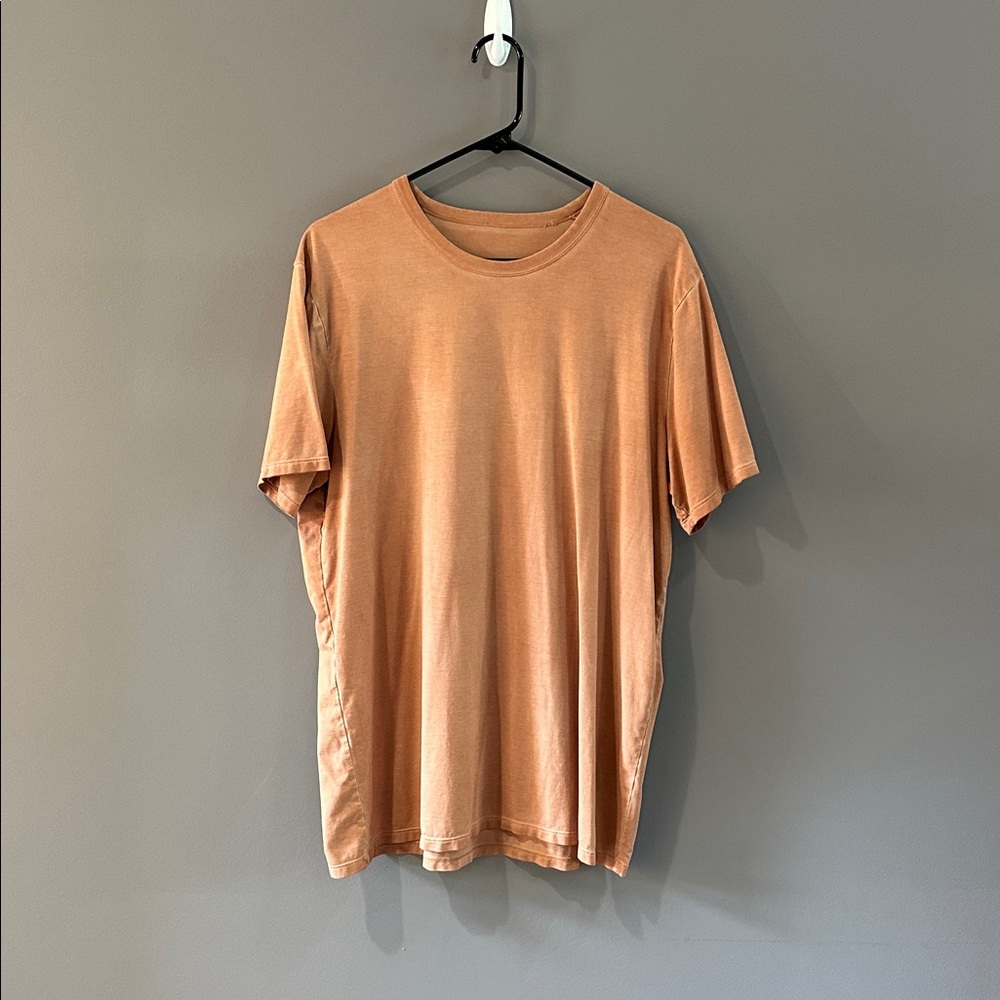 lululemon athletica Orange Short Sleeve Tee